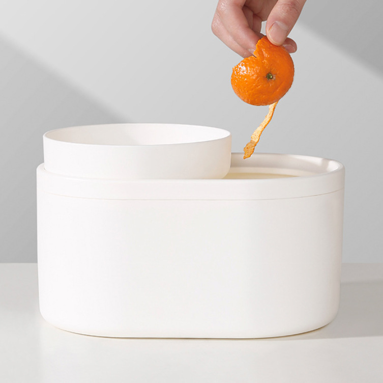 Desktop Fruit Residue Storage Box Snack Box Finishing Box Trash Can Creative Storage Basket Desktop Fruit Residue Storage Box Snack Box Finishing Box Trash Can Creative Storage Basket