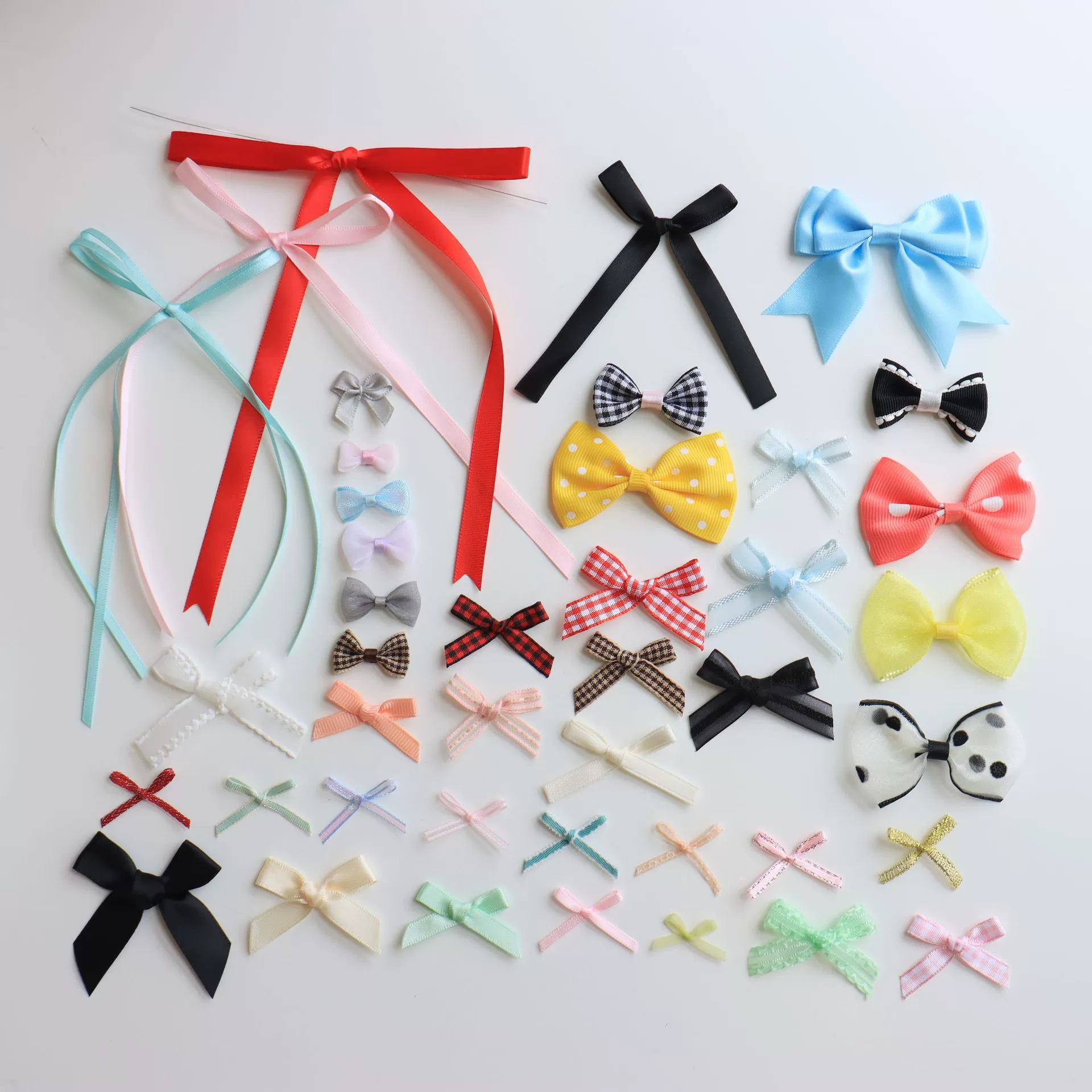 Пятно 36 цветов мини-бант 0.3CM лента маленький бант нижнее белье шорты носки аксессуары бант