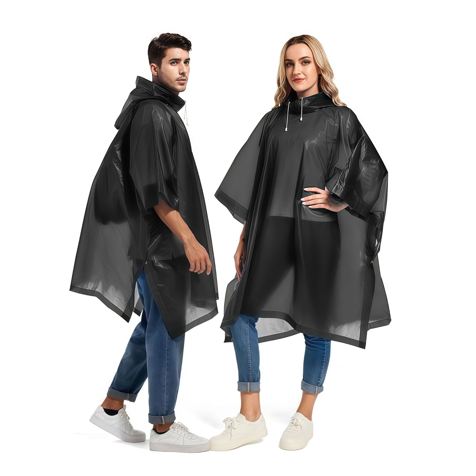 Poliéster 3 - en - 1 al aire libre chaqueta de lluvia viajar multifuncional caminata montañosa bicicleta conveniente para llevar capa chaqueta de lluvia al por mayor