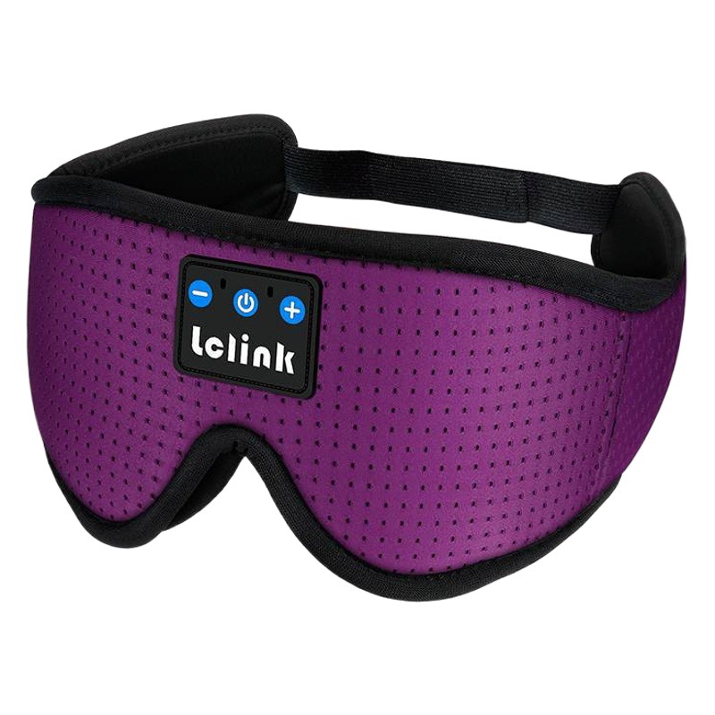 Venta caliente transfronteriza máscara de ojos 3D inalámbrica 5,4 Bluetooth música máscara de ojos estéreo bloqueo de luz máscara de ojos para dormir con certificación completa