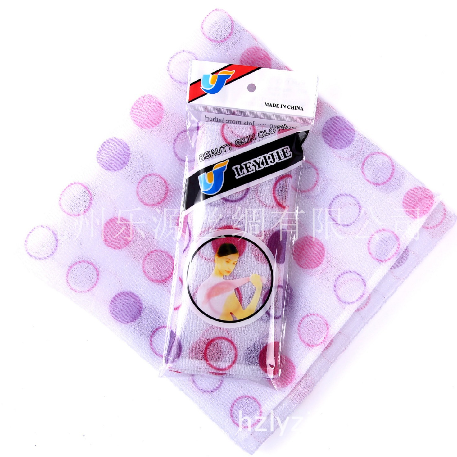 Ready supply of independent opp bag packaging nylon bath towel…