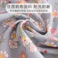 韓版可愛年輕圍裙女透氣薄帆布上班純棉圍腰廚房做飯家用洋氣新款