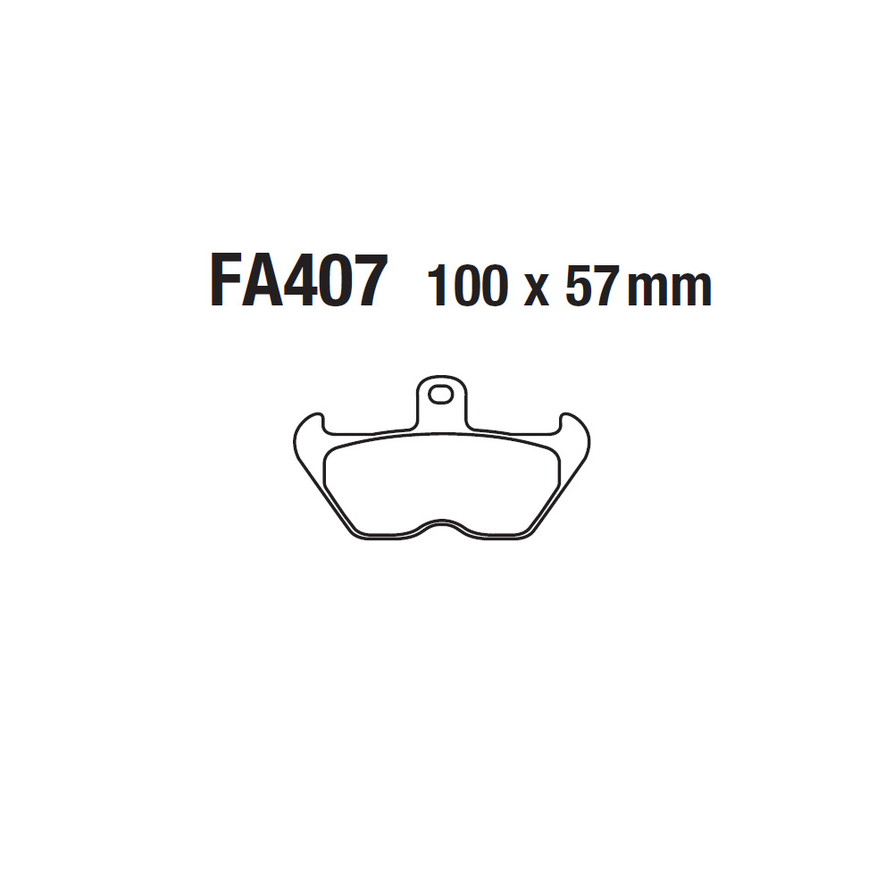 Motorcycle Disc Brake Pads Fa407 Suitable for Bmw K 100 1100 1200 R80 850