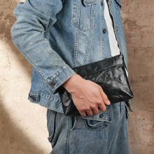 真皮大牌手拿包植鞣牛皮男包手抓纹头层牛皮轻奢男士手机收纳手包