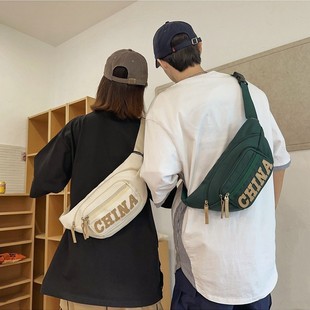 Chest Bag Men's Instagram Popular Brand Street Sports Student Waist Bag Ruiying Couple's Fashion Small Bag Women's Shoulder Crossbody Bag