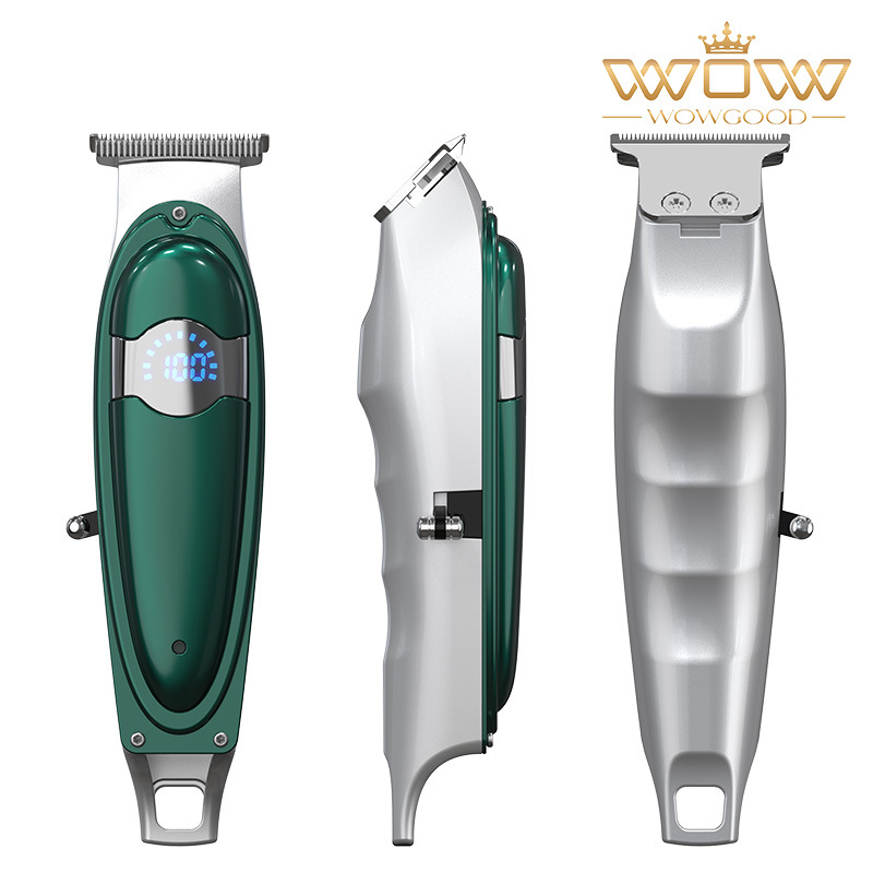 Cortadora de cabello eléctrica transfronteriza, máquina profesional para peluquería, afeitadora para cabeza rapada