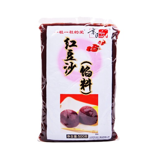 Japanese Red Bean Paste 500g Filling for Home Use Small Buns, Zongzi, Mooncakes, Bread, Pastries, Desserts, Baking, Honey Red Beans