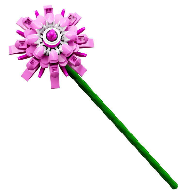 森宝積木フラワー小さなブロック組み立ておもちゃ、レゴと互換性あり、花束、教師の日、女の子や子供へのギフト|undefined