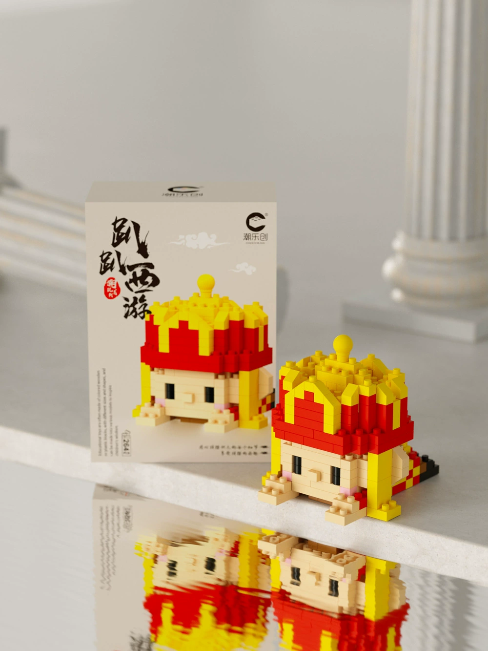 Building Block Set (Lego) Cartoon Panda & Characters, Mini Micro Bricks, Multiple Piece Counts