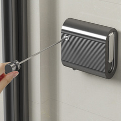 見えない物干しロープ室内収縮物干し神器穴なしトイレバルコニー伸縮鋼線ロープラック