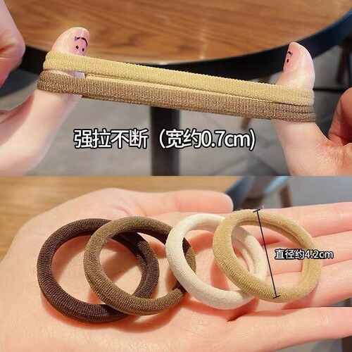 Korean version of highly elastic, durable and simple headband, seamless hair band, seamless rubber band, women's headband, hair band leather case