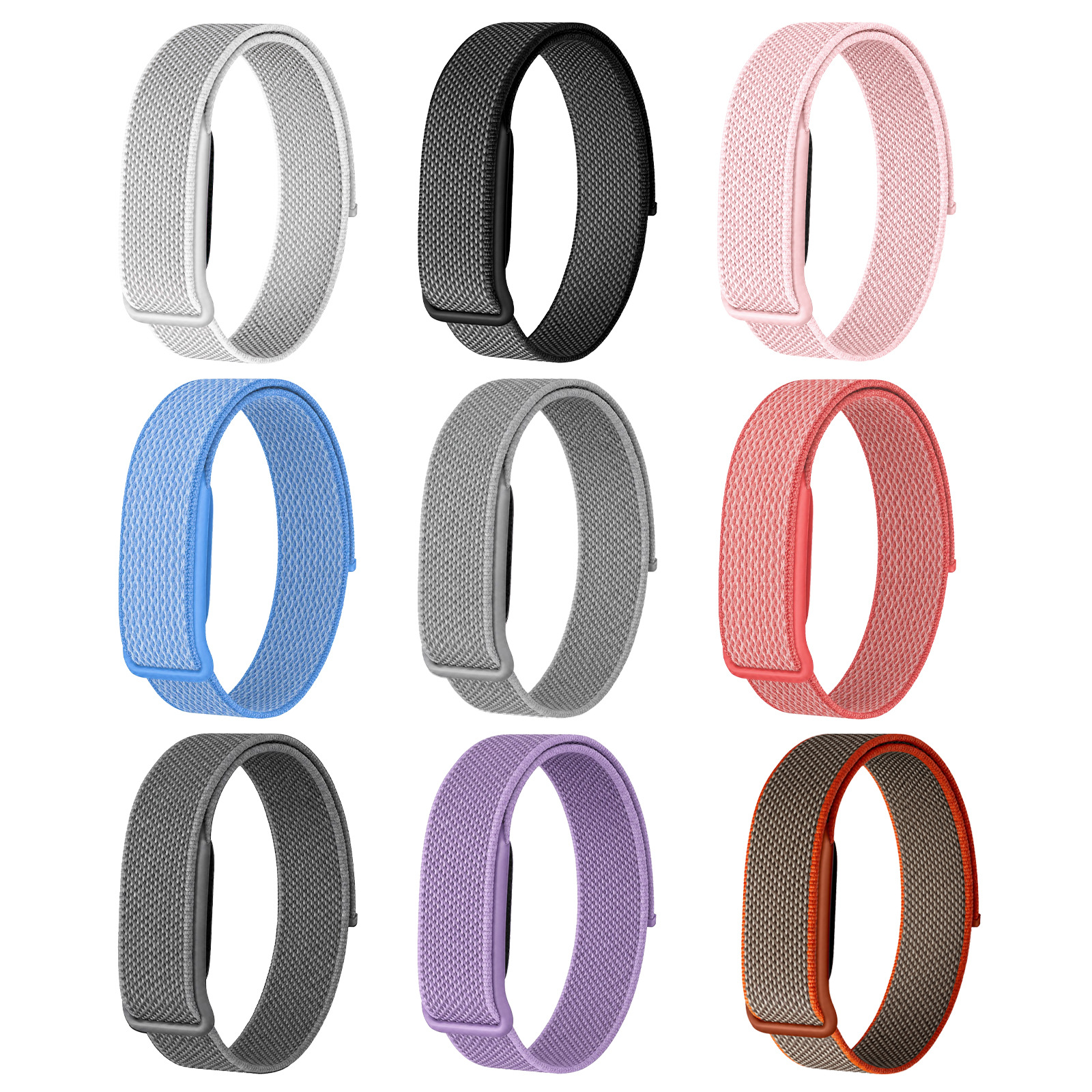 Fitbit Air üçün toxunma bilərzik, trikotaj idman qayışı