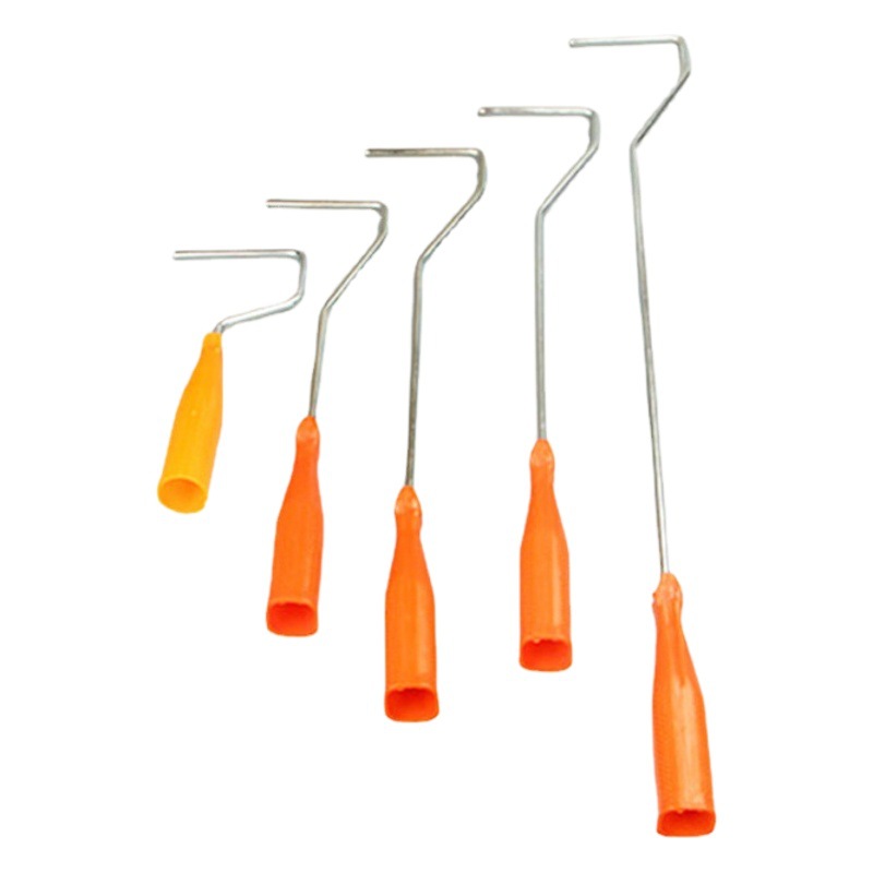 Antong 4 pulgadas pulgar rodillo cepillo soporte de cepillo de esquina de 4 pulgadas soporte de cepillo de rodillo de pulgar soporte de hierro