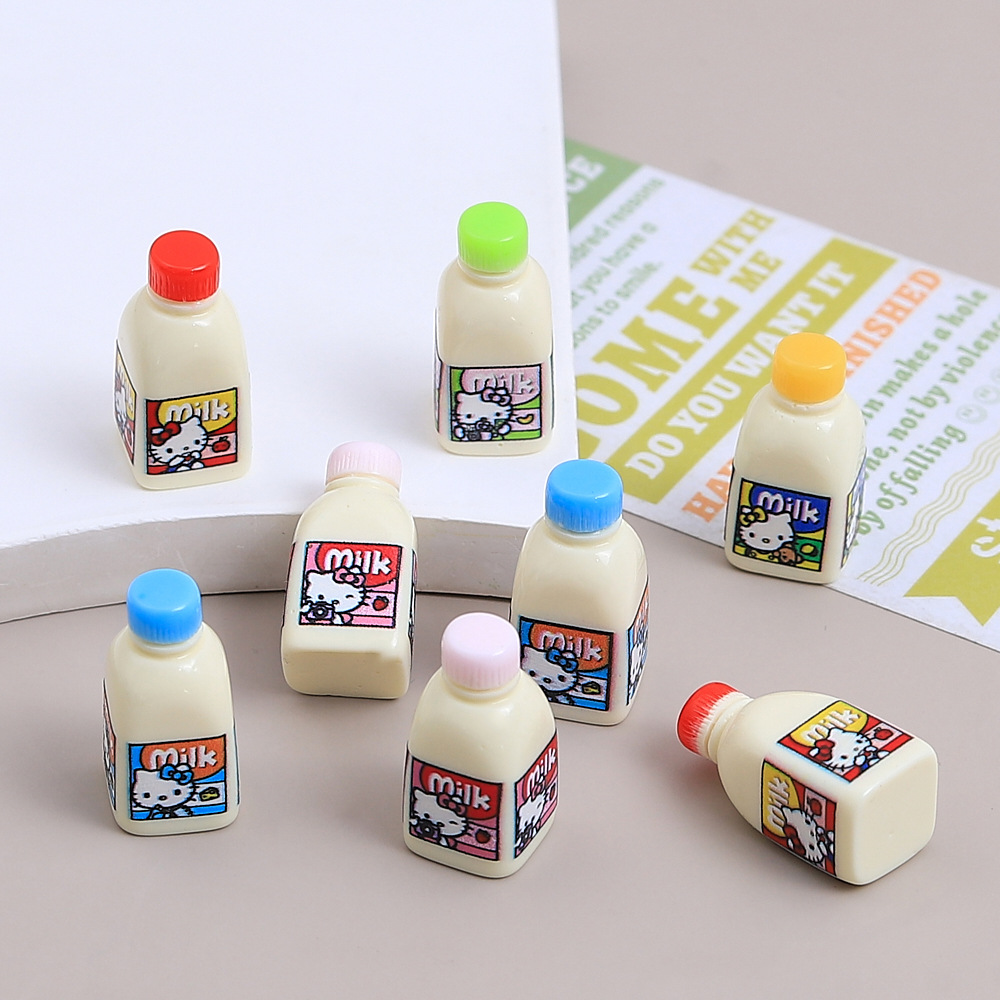 Bouteille de lait Meow mignonne en trois dimensions