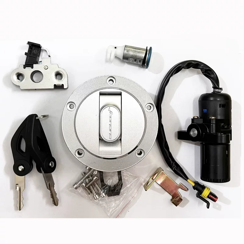 Комплект замков для мотоцикла, совместимый с Cub BJ250 BJ500/-E, полный замок транспортного средства, электрический замок багажника, замок топливного бака