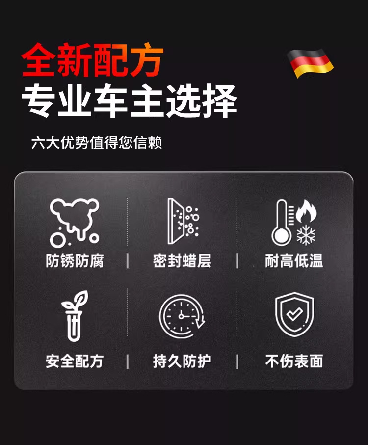 Anti-Corrosion Wax for Car Cavities, Chassis, Door Frames, Side Skirts, Rust Protection Wax for Sheet Metal, A-Pillar Interior Cavity Protection Wax