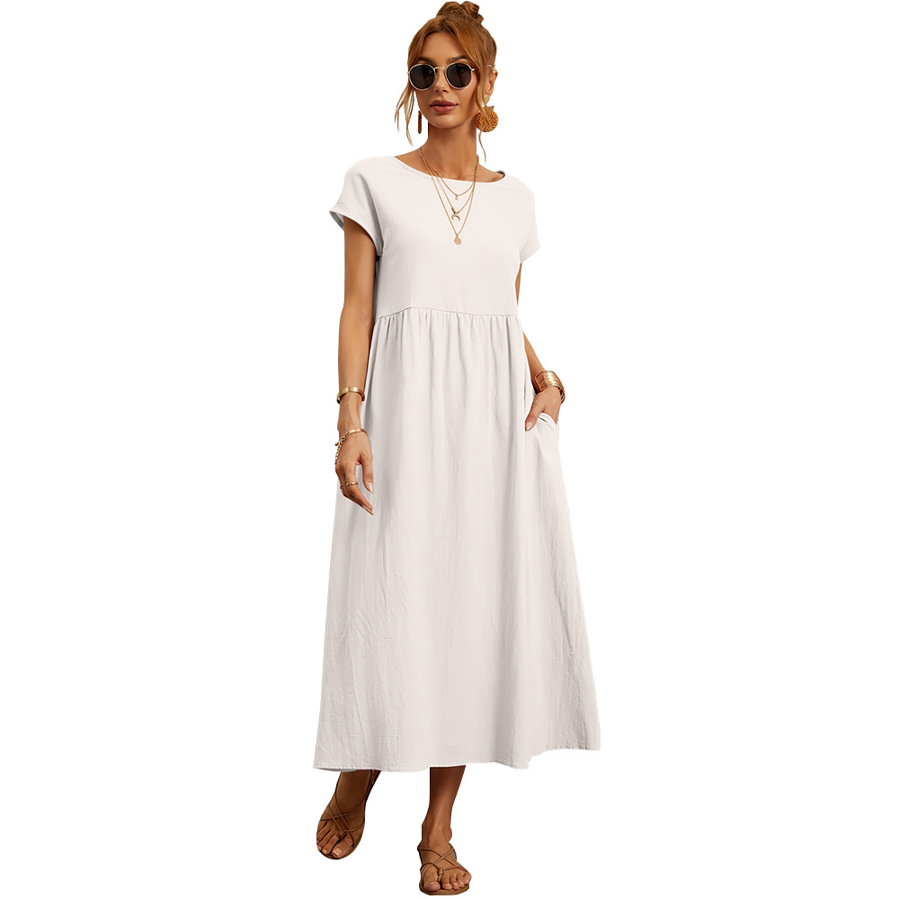 Elegant Long Casual Dress for Women Fashionable Comfortable Versatile Ideal for Home and Travel Wholesale Available