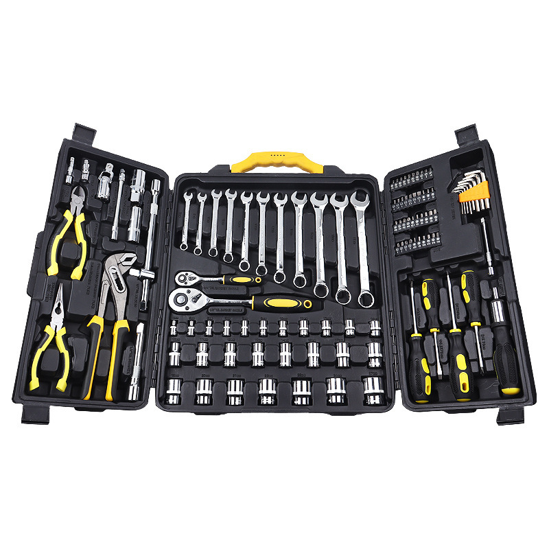 工厂直销汽修工具套装110件套三开外贸跨境款组合工具箱110PCS|undefined