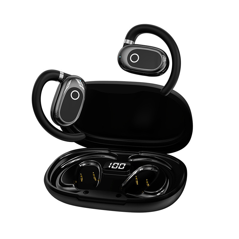ユニバーサル回転bluetoothイヤホン2025新型超長航続オープンスポーツは携帯電話にBT17を充電することができる|undefined