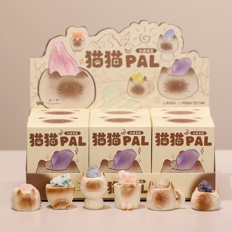 クリエイティブ 12 星座 PAL クリスタルブラインドボックス装飾品天然クリスタルストーンオフィス装飾教師の日ギフト新しい|undefined