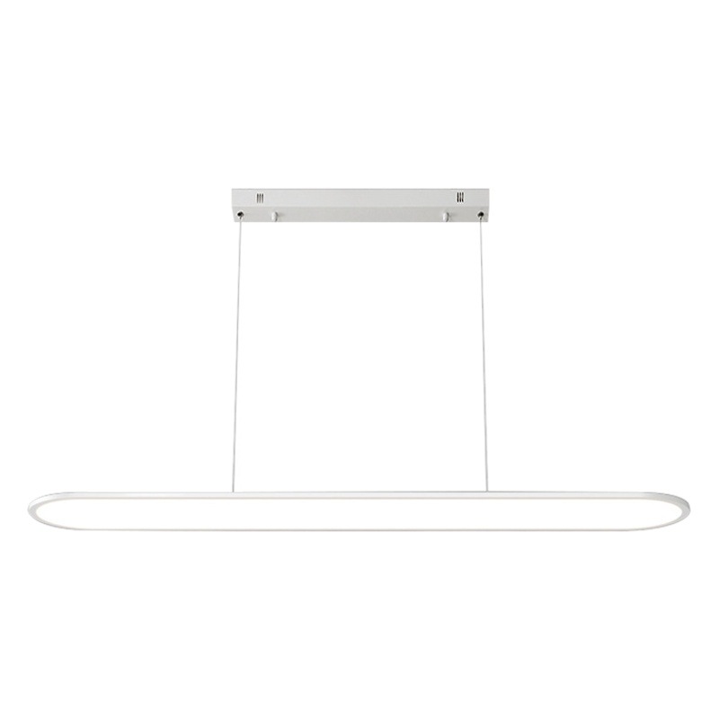Candelabro Xiaohongshu, lámpara de comedor de tira larga, lámpara de araña, lámpara de protección ocular moderna, mesa de bar, mesa de comedor, lámpara de comedor, sentido avanzado
