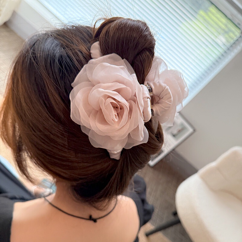 【とてもきれい】超仙花真珠ヘアピン後頭部ヘアクリップ2025新型サメクリップ|undefined