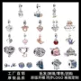 母亲节爱心镀银串珠吊坠
