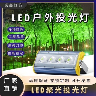 Led Spotlight, Floodlight, Tree Light, Beam of Light, Advertising Sign, Strong Light, Lawn Greening, Colorful Spotlight