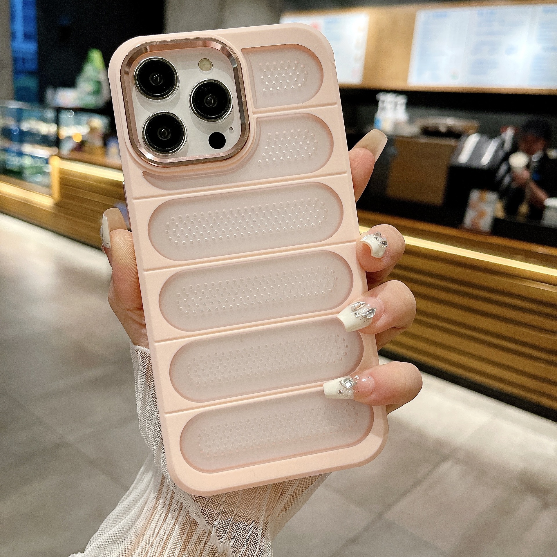 Color sólido simple verano transpirable iPhone 15ProMax funda para teléfono 12 para Apple 13 hombres y mujeres 14 antideslizante 15