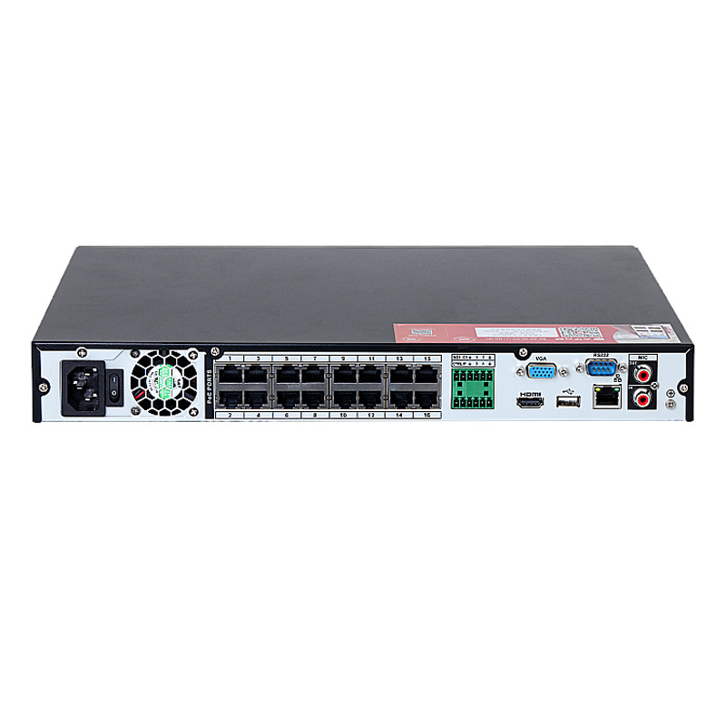 Dahua 16 kanallı ağ video kaydedici NVR16 kanallı POE ağ sabit disk video kaydedici DH-NVR4216-16P-M