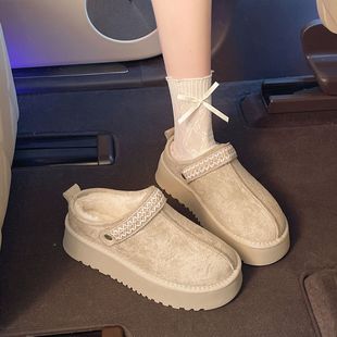 ��������L�ӽq�Ӻ�ѩ��ѥ��Ů2025�ﶬ�¿�޺ÿ�ëë����Ь�⴩