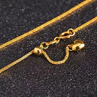 Baoxin ювелирные изделия 18K золотое ожерелье Любовь Шопен Регулируемая цепочка au750 цвет Золотая цепочка простой магазин оптовая продажа