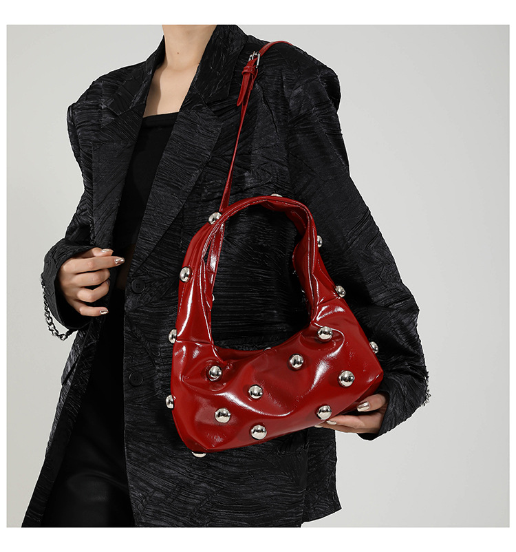 225g Weight Polyester Lining Material Zipper Closure Type Single Shoulder Strap Strap Type Handbag Bags Type Daily, Street, Shopping Occasion Pu Leather Material Solid Color Pattern All Seasons Season Women's Gender Elegant, Streetwear Style Square Shape Medium Size Women's Medium Pu Leather Solid Color Elegant Streetwear  Square Zipper Handbag 1