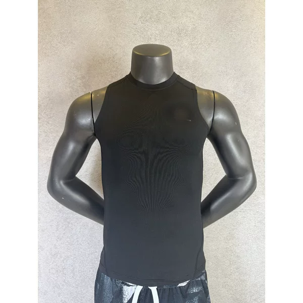 Trendy ice silk tight-fitting sportswear for men and women, suitable for fitness, yoga, quick-drying, high elasticity, breathable, for sports and running, round neck, with logo, wholesale