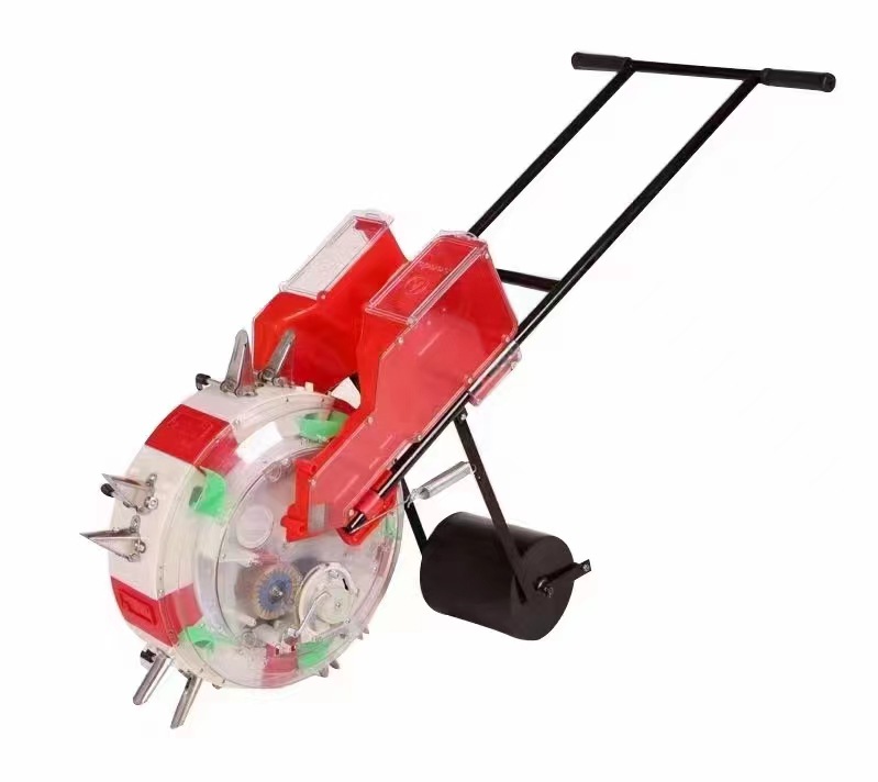 Siembra de maíz empujada a mano siembra de maní y soja siembra precisa siembra de fertilizante simultánea siembra automática multifuncional image 11