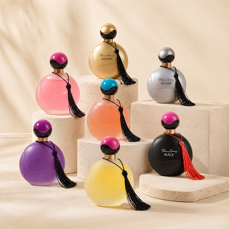 Factory direct women's perfume 50ml, Distant Lady series, multi-color tassel bottle, long-lasting light fragrance, factory wholesale
