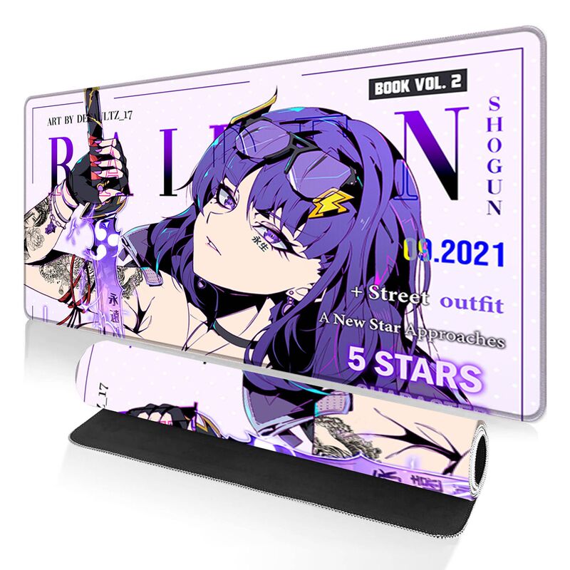 国境を越えて人気の高いゲームマウスパッド、アニメ二次元大型eスポーツコンピュータデスクパッド、厚みのある滑り止め、男の子向け|undefined