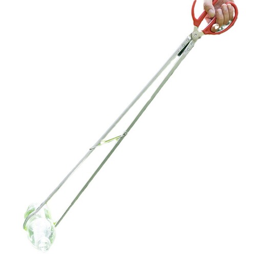 Stainless Steel Fish Pliers Eel Mud Carp Clamp Garbage Picker Sanitation Extension Clamp Grabber Household Pickup Carbon Fire Clamp 