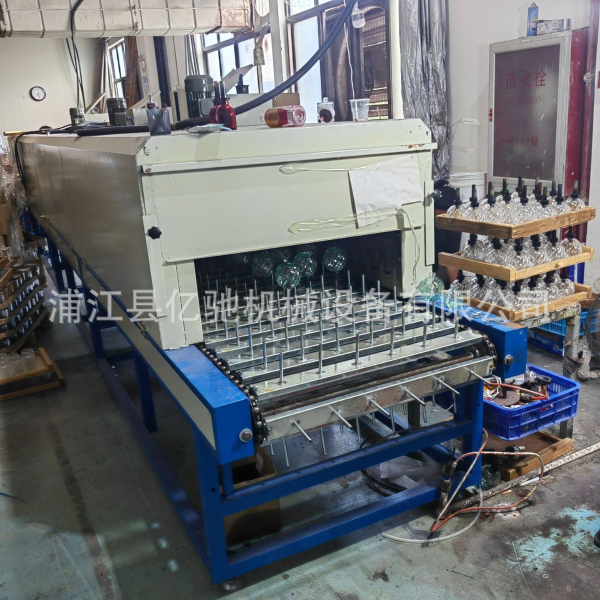 玻璃瓶喷漆烘干线网带高温烘干线隧道炉烘干设备电热烘箱烘道厂家