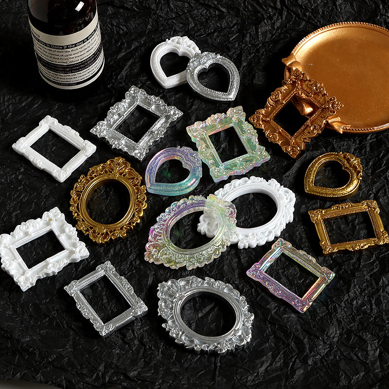 巴洛克系列仿真复古相框树脂配件diy奶油胶手机壳冰箱贴饰品配饰