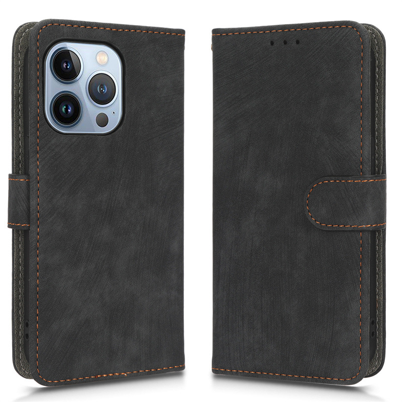 Leder Klapphülle Für Iphone 13 Pro Max Mit Kartenfach_voghion.com
