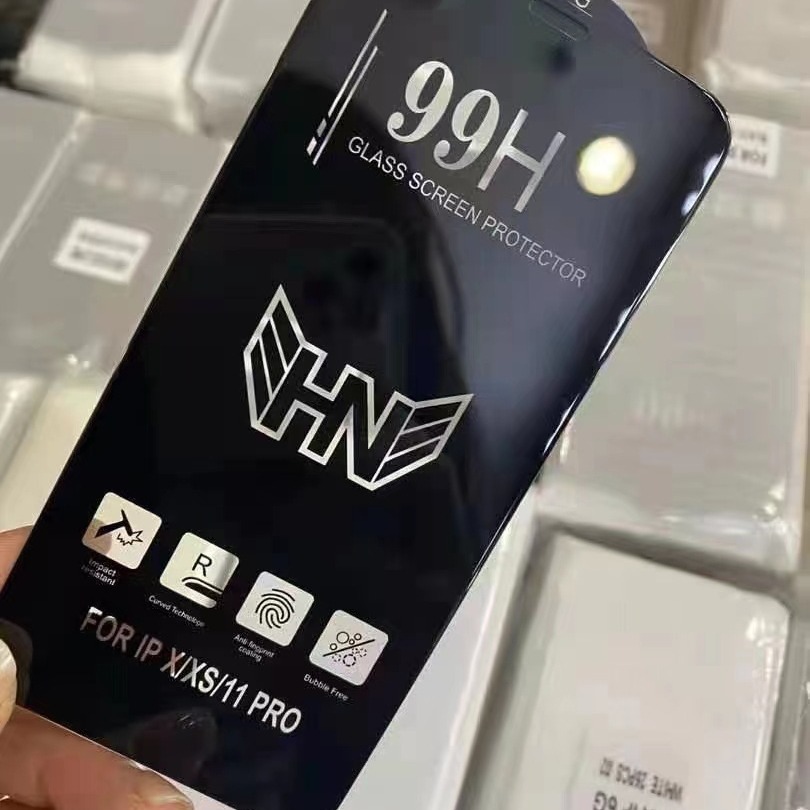 Aplicable Apple 16PRO película templada HD 99H antiestática iPhone7P/XS película de teléfono móvil de alta tecnología de aluminio de pantalla completa 6G