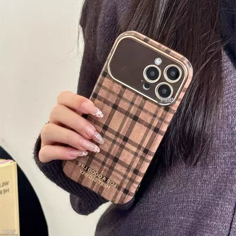 Maillard Perro salchicha bordado a cuadros para iPhone15/16ProMax funda para teléfono 13 cordón Apple 14P