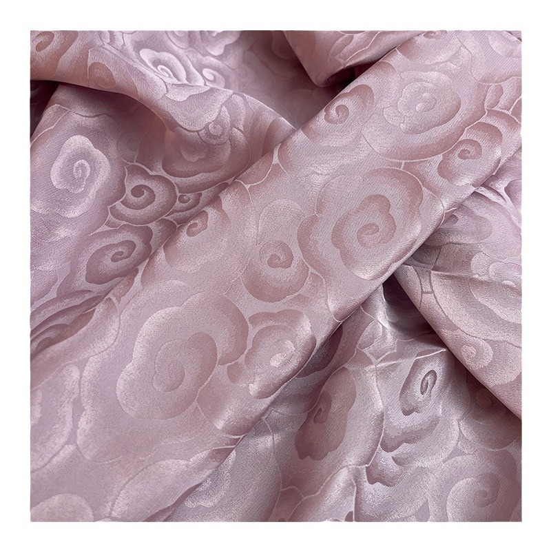 Jacquard de seda colorido Xiangyun2024 nuevo producto 22mm 114cm tela de seda camisa vestido ropa de cama