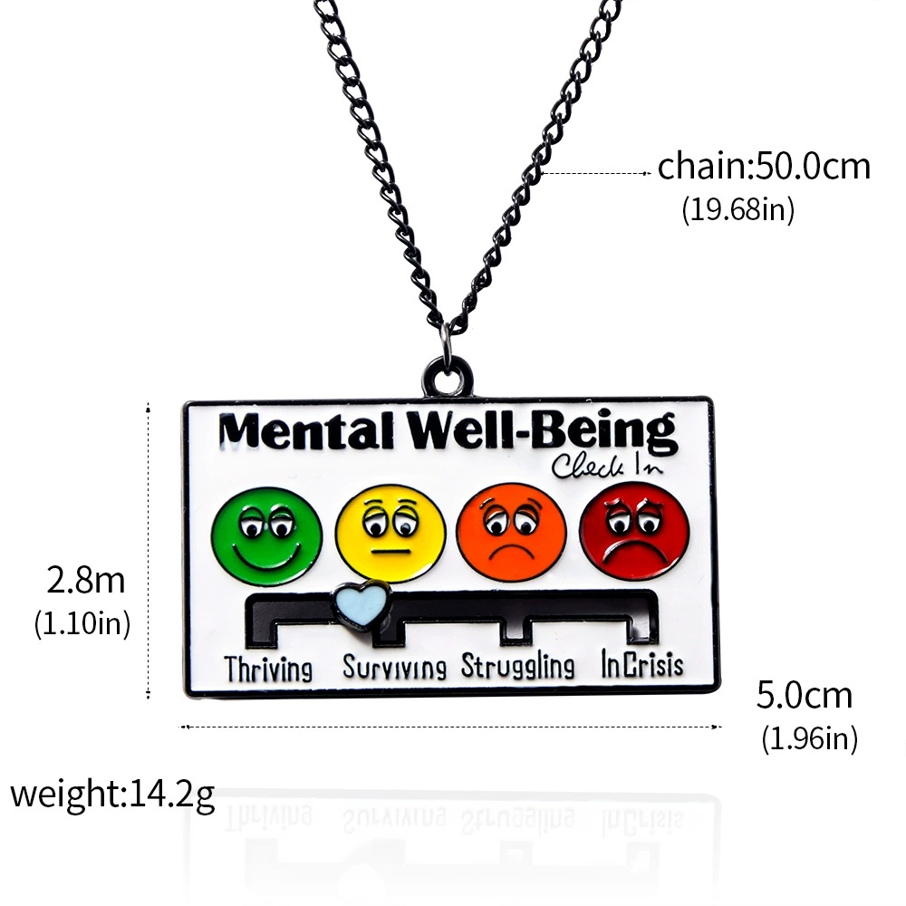 Rainbow emotional adjustable keychain, badge, brooch