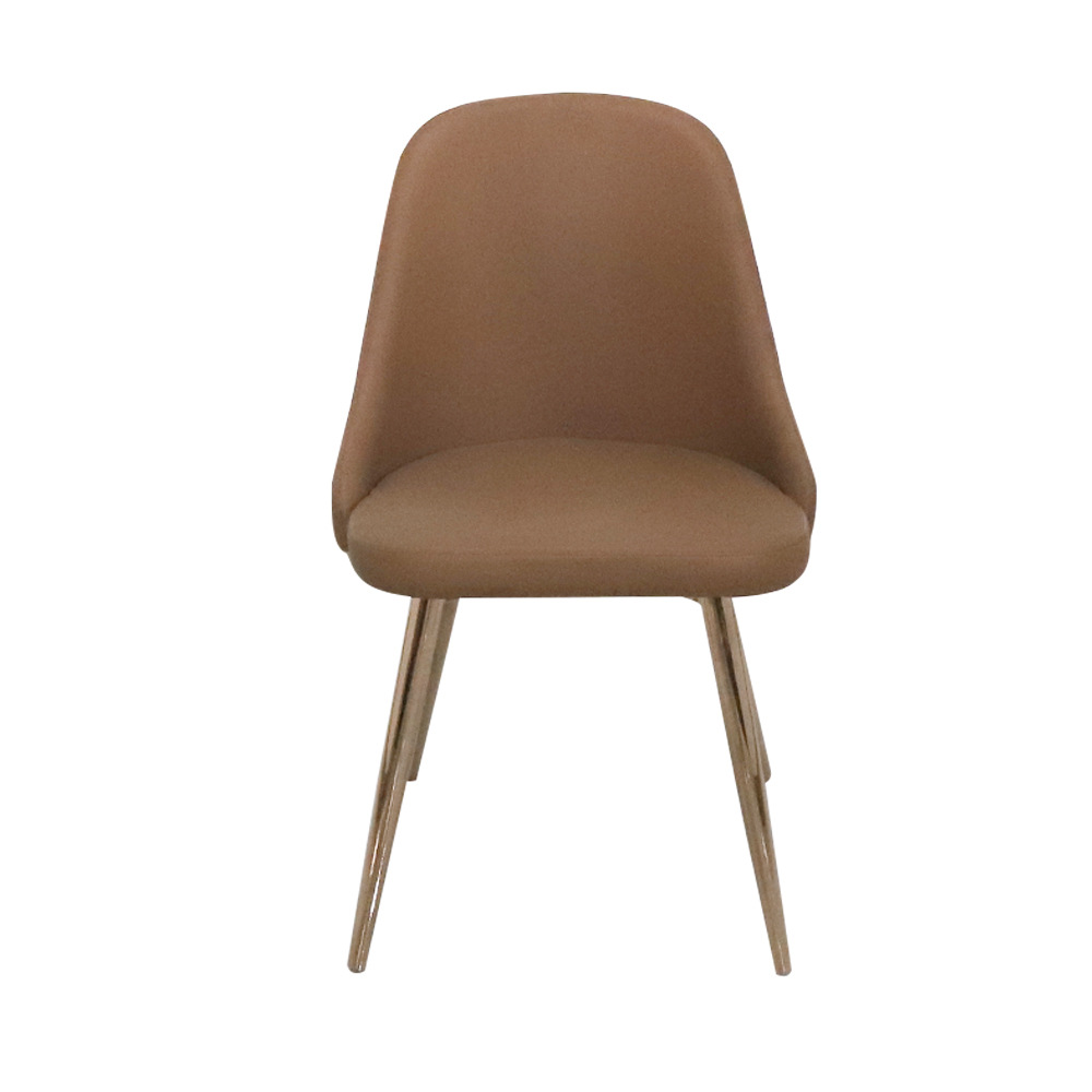 Silla de comedor de viento simple se puede apilar silla de café con respaldo pequeño diseño de silla de caña de hierro forjado crema moderna comercial image 6