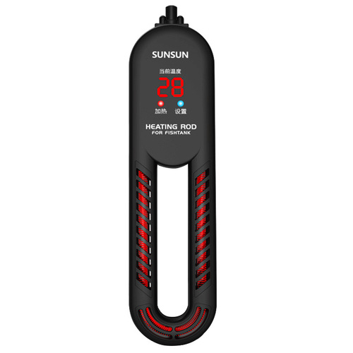 Sensen fish tank variable frequency heating rod dual display automatic constant temperature aquarium bottom filter heating rod PTC explosion-proof heater