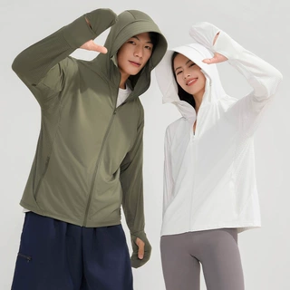 指尖防晒衣女夏薄防紫外线透气可拆卸大帽檐大网眼孔防晒服男外套