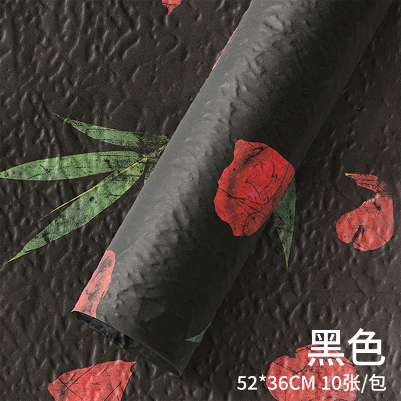 手撕花瓣东巴纸鲜花包装高质感手工材料包花纸商务礼品艺术纸批发|undefined
