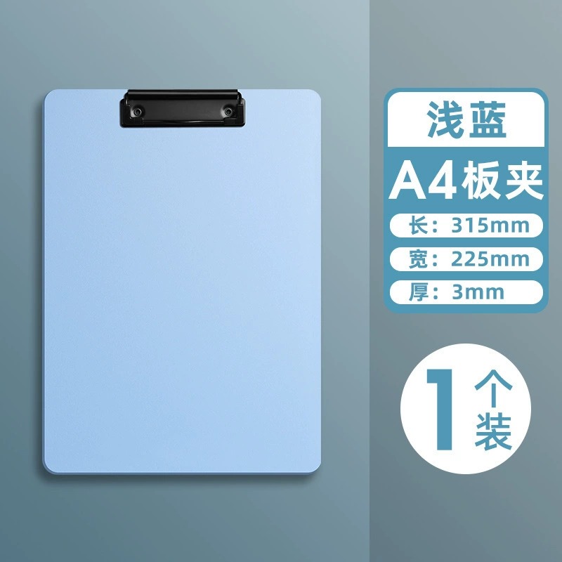 4 foam board clamp pad writing plastic foam board clamp hard board Morandi student use office wholesale ply sign